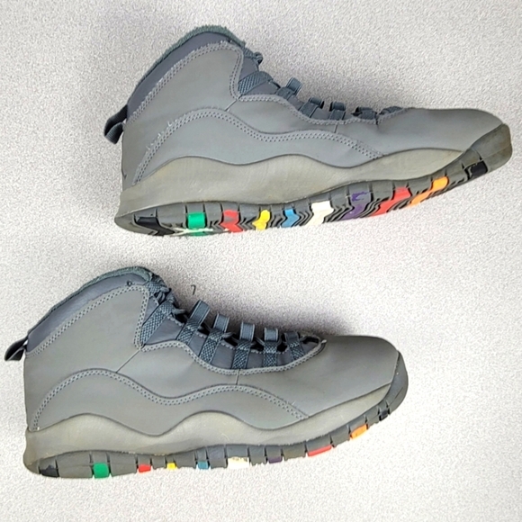 AIR‎ JORDAN X COOL GREY SNEAKERS - Picture 11 of 12